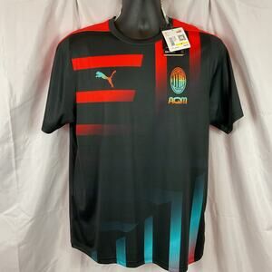 Puma AC Milan Soccer Jersey Men size Medium NWT Rossoneri 768001-01 Esports NEW